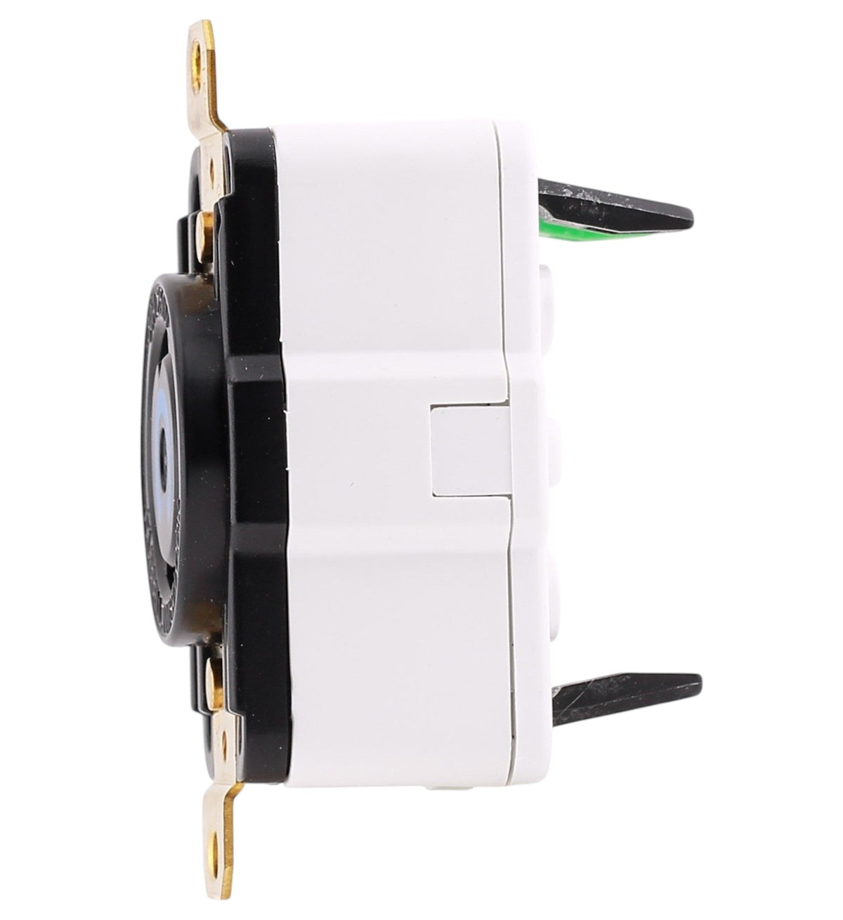 Hubbell Wiring Device-Kellems, HBL2620ST, 30A, 250V, NEMA L6-30R, EdgeConnect Twist-Lock Receptacle, Spring Termination, Black - Image 4