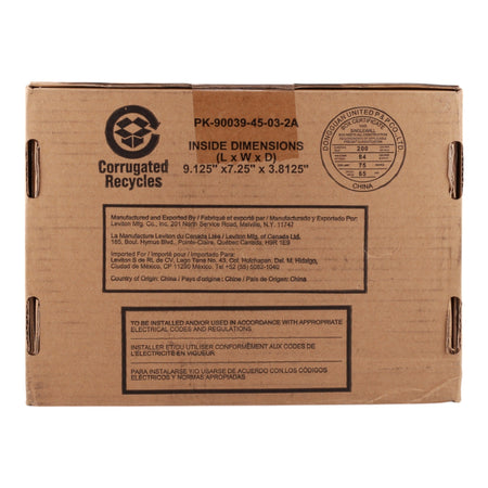 Leviton LM100 100A 2P 120/240V Hydraulic Magnetic Main Breaker - Image 4