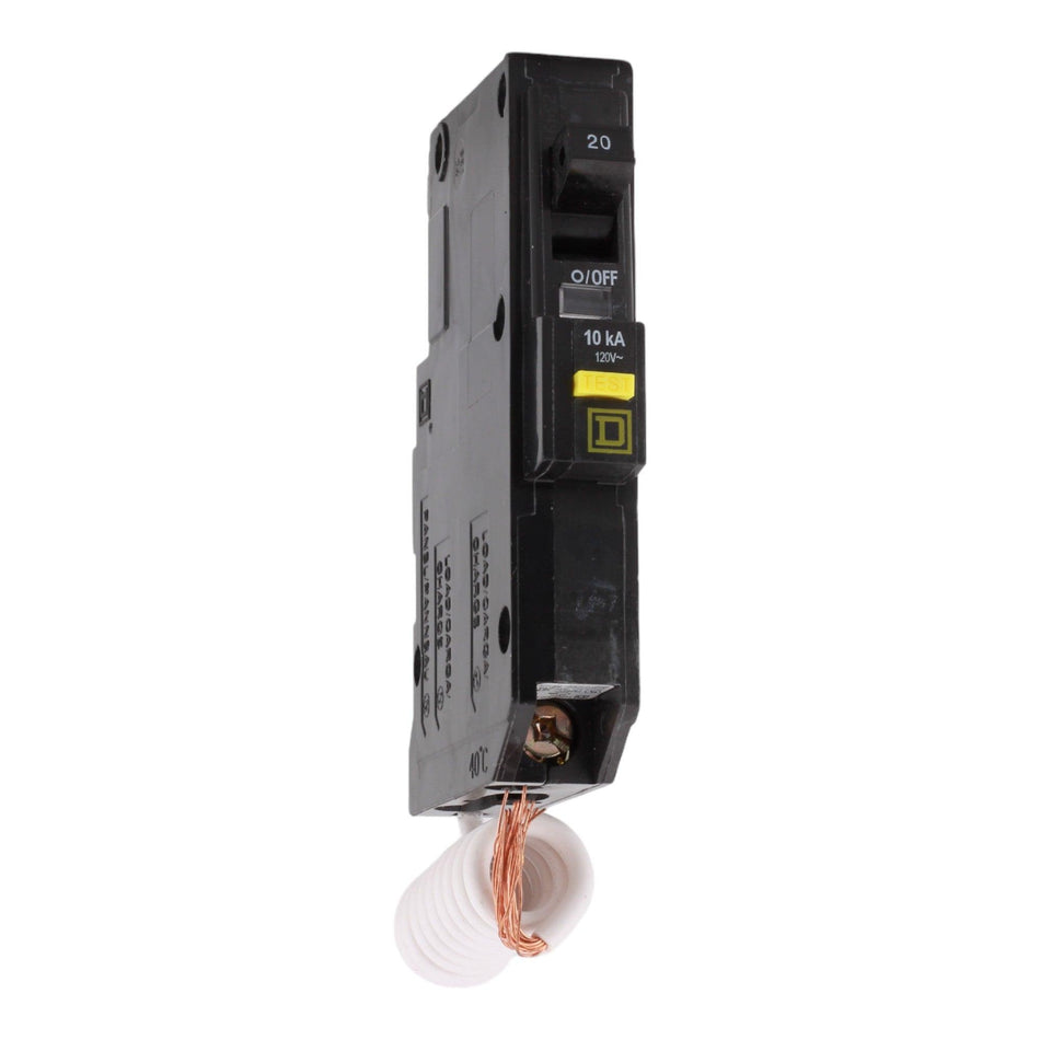 Square D QO QO120GFI 20A 1P 120V GFCI Circuit Breaker