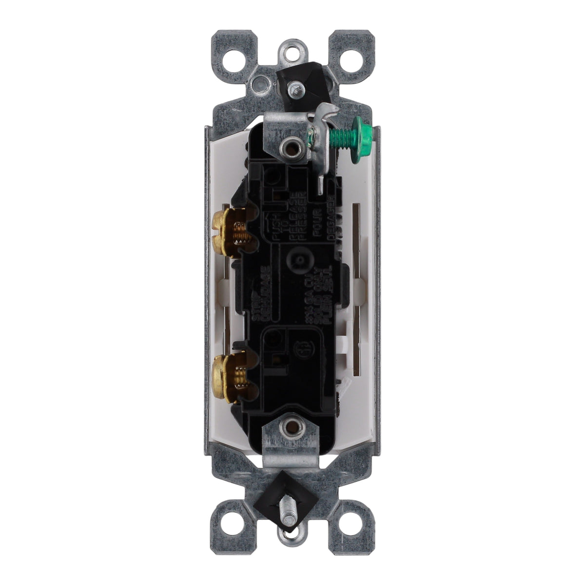 Leviton Decora PACK-10 5601-2W 15A Single-Pole 120/277V Grounding Rocker Switch White - Image 6