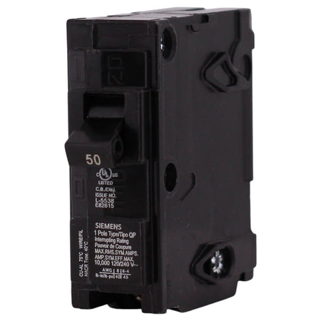 Siemens QP, Q150, 50A, 1P, 120V, Thermal Magnetic, Plug-In, Circuit Breaker - Image 4