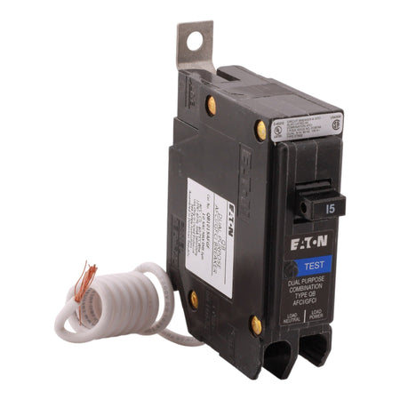 Eaton QB QB1015AFGF 15A 1P 120V AFCI/GFCI Bolt-On Circuit Breaker