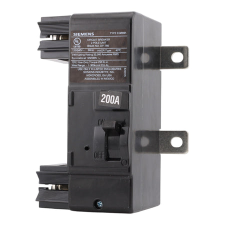 Siemens MBK200A 200A 120/240V 1P Main Breaker, Load Center Conversion Kit, 22kA AIR - Image 3