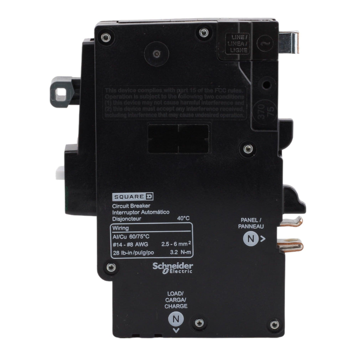 Square D QO QO120PAF 20A 1P 120V AFCI Circuit Breaker - Image 4