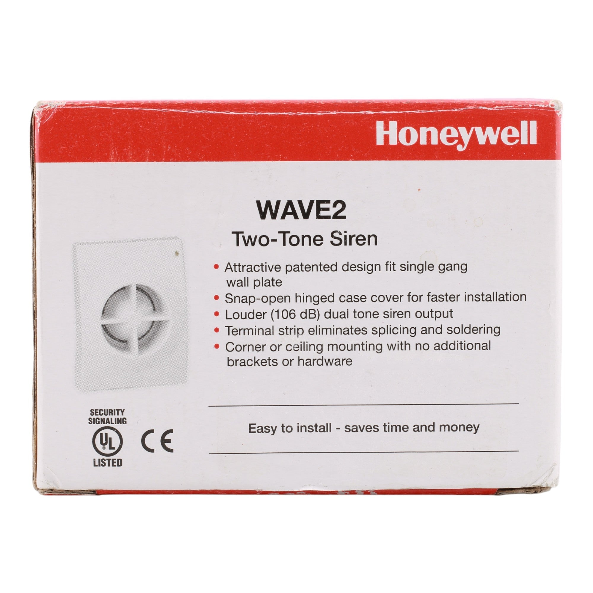 HONEYWELL WAVE2 Two-Tone Indoor Siren 106dB White Security Alarm - Image 6