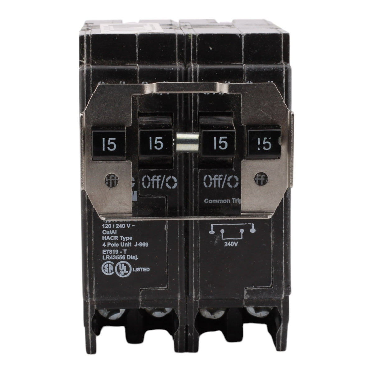 Eaton BQC215215 Quad BR 15A 4P 120/240V Circuit Breaker - Image 2