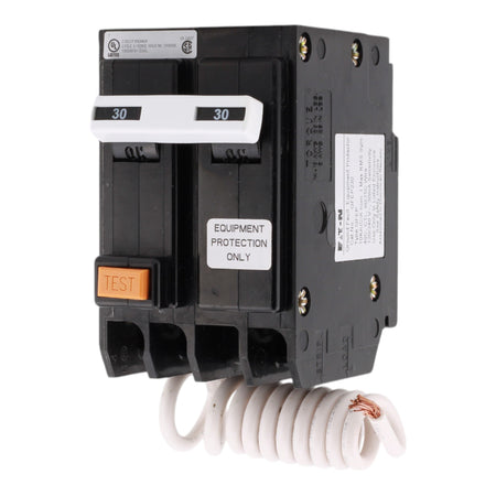 Eaton GFEP230 30A 120/240V 2-Pole GFCI Breaker for BR Loadcenters, Pigtail Neutral, Industrial Ground Fault Protection - Image 3