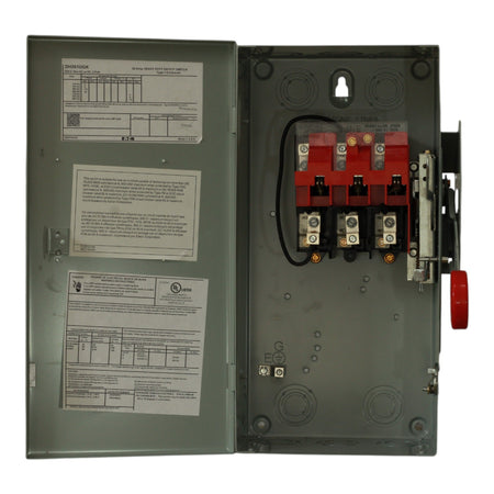 Eaton DH261UGK 30A 2P 600V Non-Fusible Heavy Duty Safety Switch NEMA 1 - Image 3