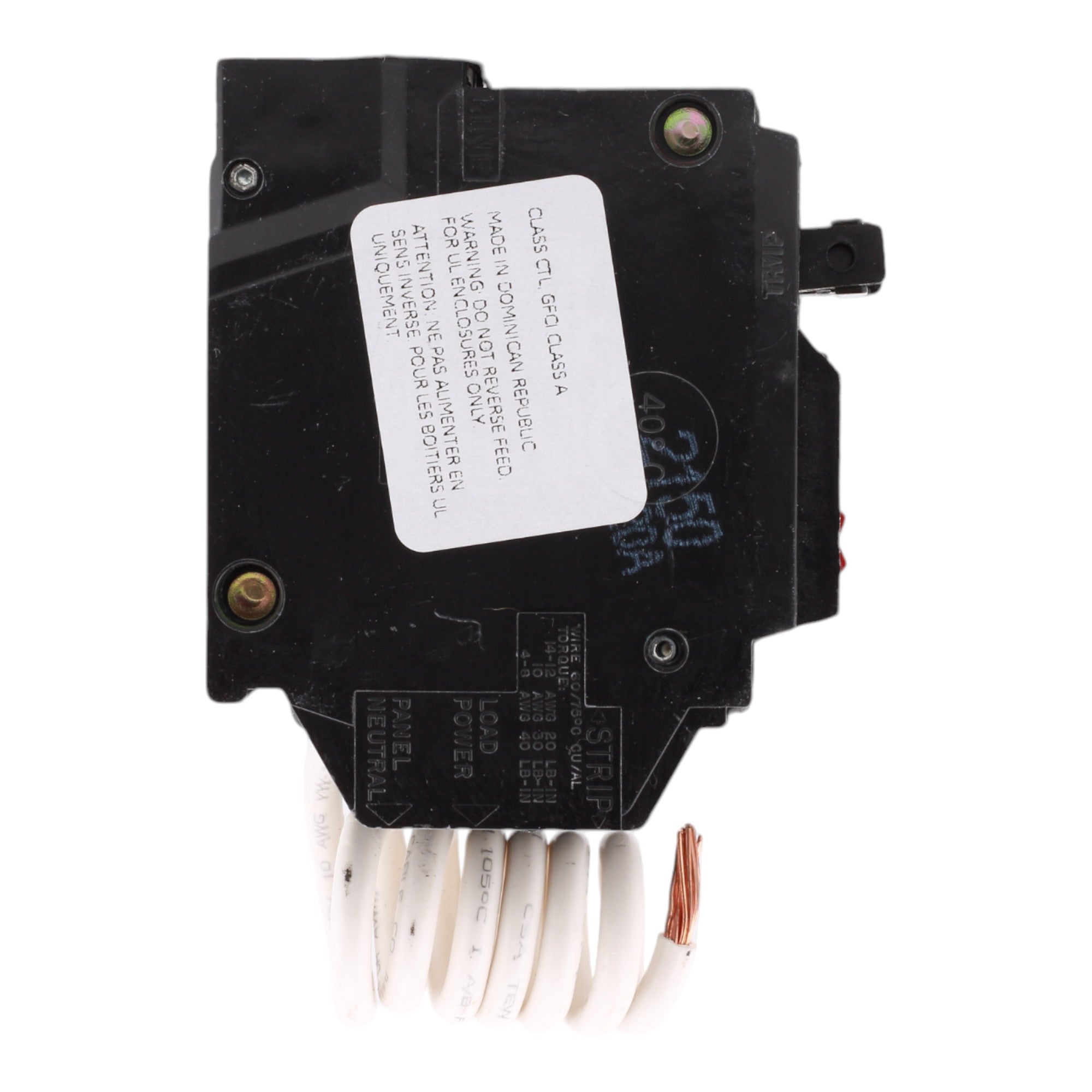GE THQL2150GFT2P 50A 240V 2-pole GFCI Circuit Breaker Pigtail Neutral - Image 4