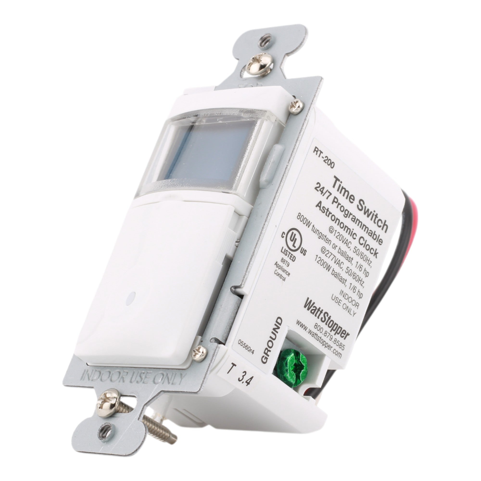 Wattstopper RT-200-W 1200W Astronomic Time Switch White - Image 10