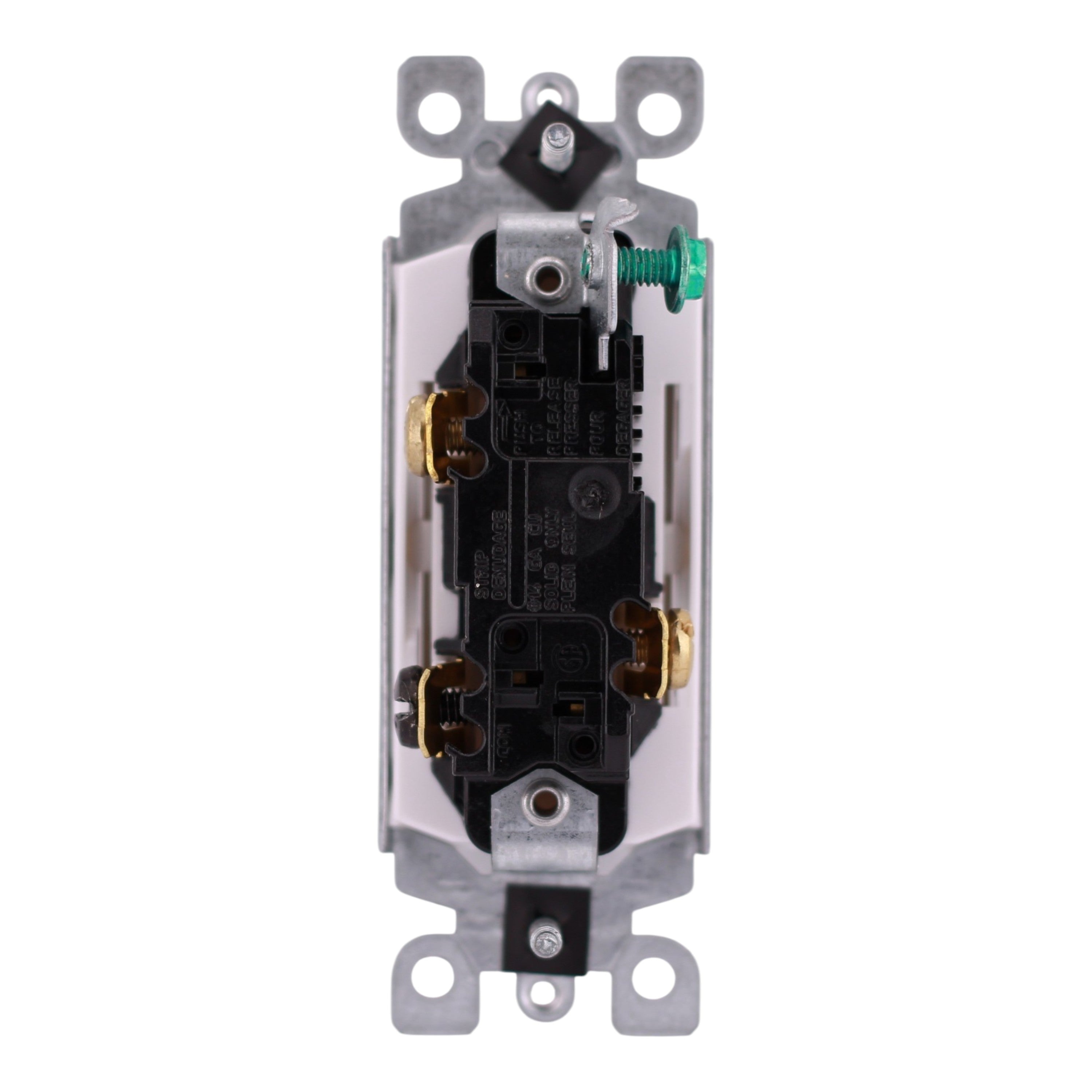 NEW - 10-PACK Leviton Decora, 5603-2W, 15A, 120/277V, 3-Way, AC Quiet Rocker Switch, Grounding, White - Image 7