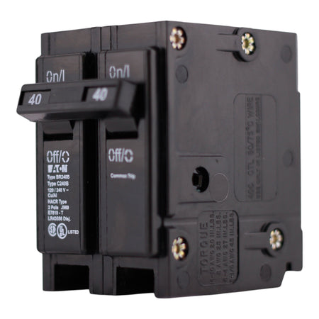 Eaton BR, BR240B, 40A, 2P, 120/240V, Thermal Magnetic, Circuit Breaker - Image 2