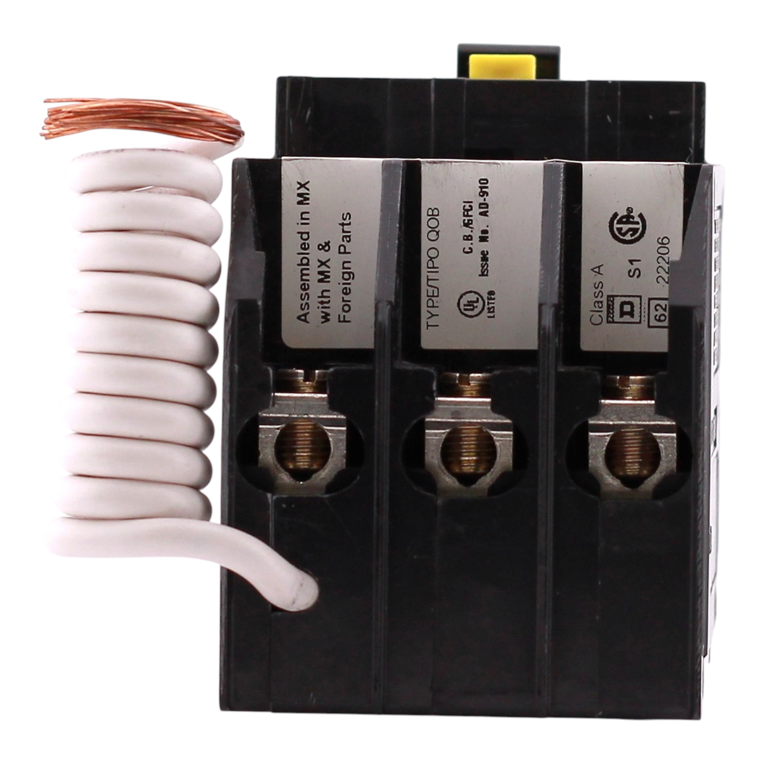 Square D QOB330GFI 30 Amp 3 Pole Circuit Breaker, GFCI Protection, 208Y/120V, Bolt-On, UL Listed - Image 11