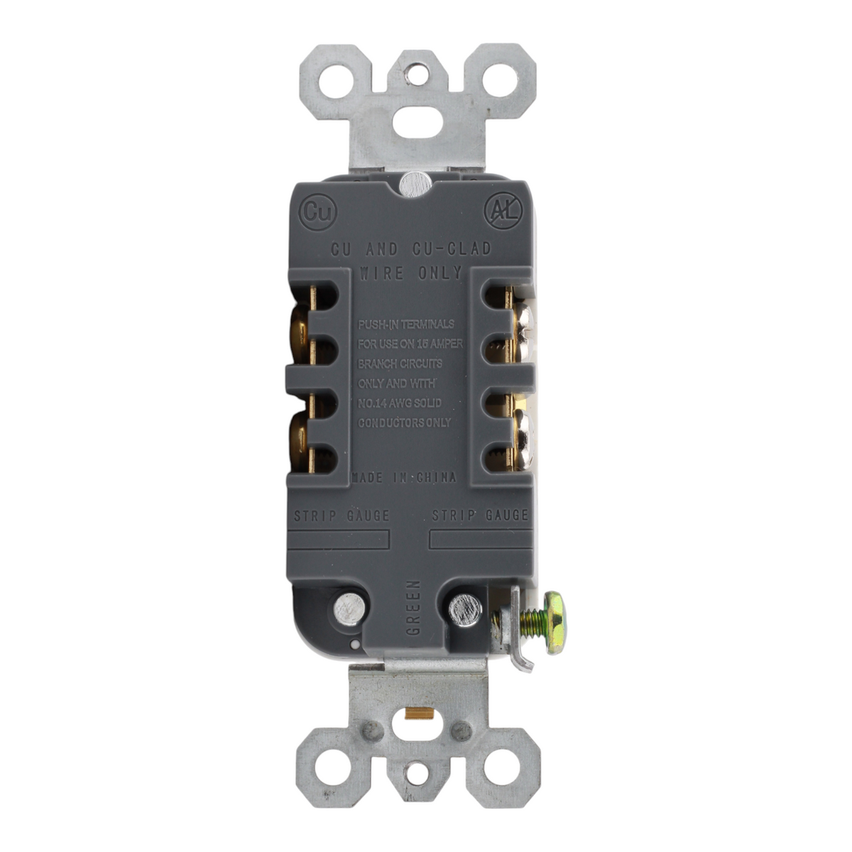 RES POWER 20A 125V Tamper-Resistant Standard Duplex Receptacle cULus Listed White - Image 7