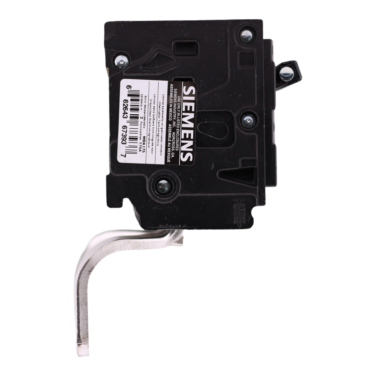 Siemens EQ, MBK175, 175A, 4P, 120/240V, 22kAIC, Main Breaker, EQ9684 - Image 5
