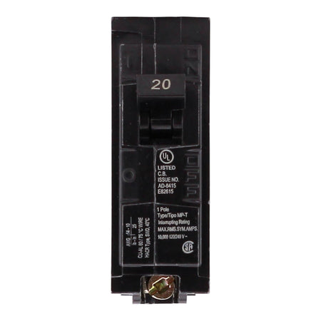 Murray MP120 20A 120V 1-Pole Miniature Thermal Magnetic Circuit Breaker, Compatible with Murray and Siemens Load Centers - Image 3