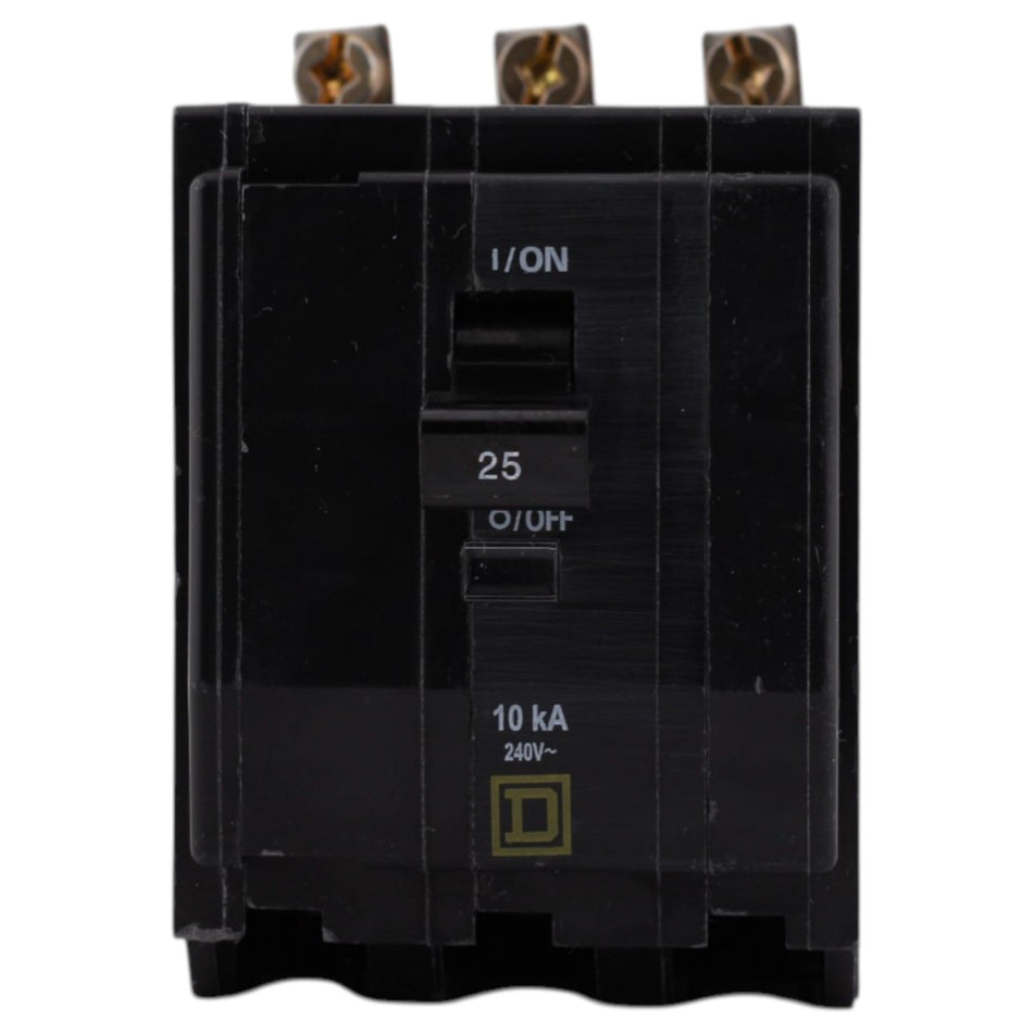 Square D QO, QOB325, 25A, 3P, 120/240V, Bolt-On, Circuit Breaker - Image 2