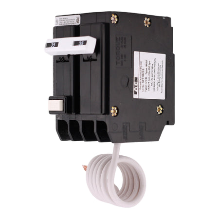 Eaton BR, GFTCB235, 35A, 2P, 120/240V, GFCI, Pigtail Neutral, Circuit Breaker - Image 2