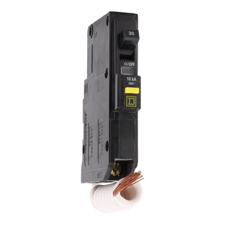 Square D QO130GFI, 30A, 120V, 1-Pole GFCI Circuit Breaker, Plug-In, for QO Load Centers