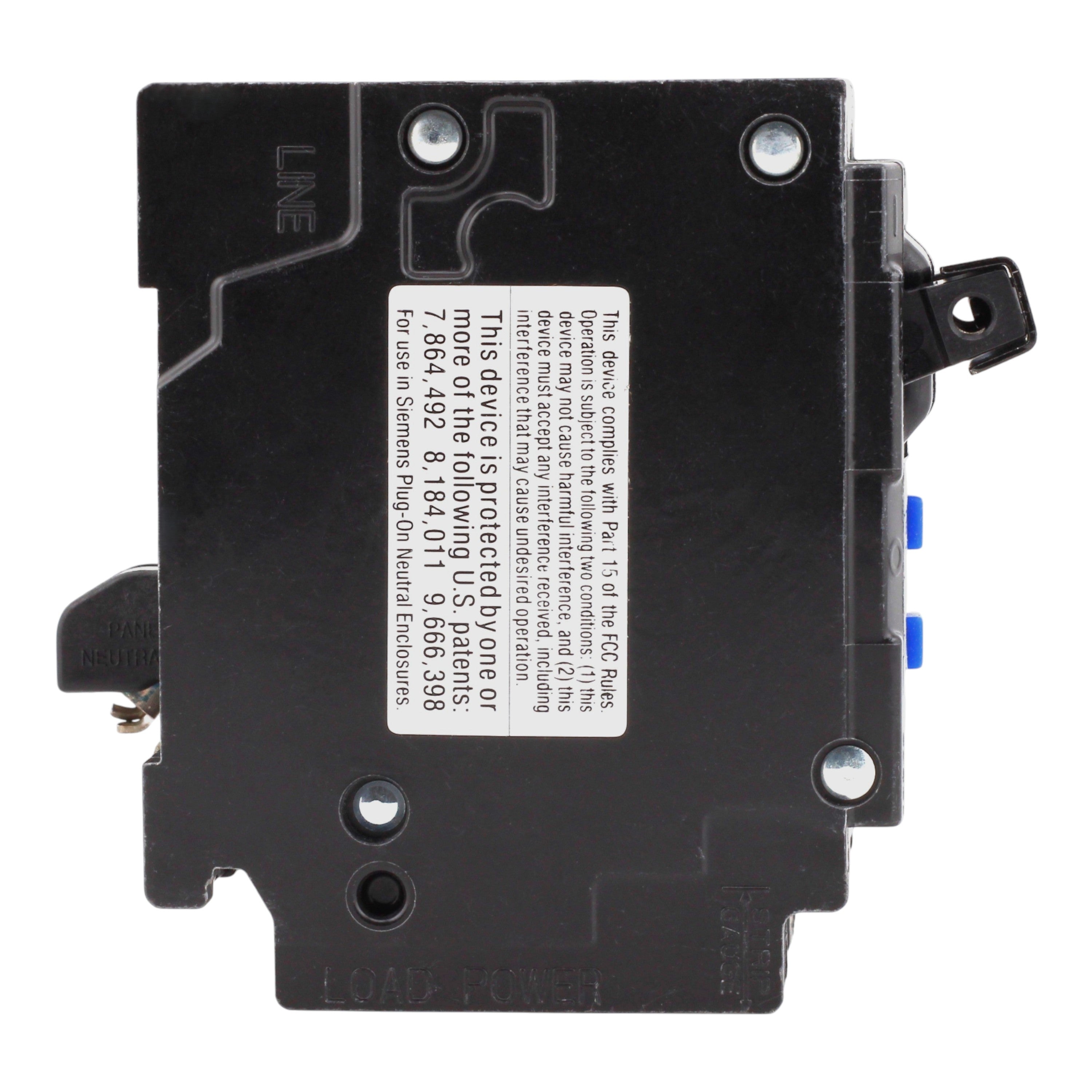 Siemens QAFN Q215AFCN 15A 2P 120/240V AFCI Plug-On Neutral Circuit Breaker - Image 4