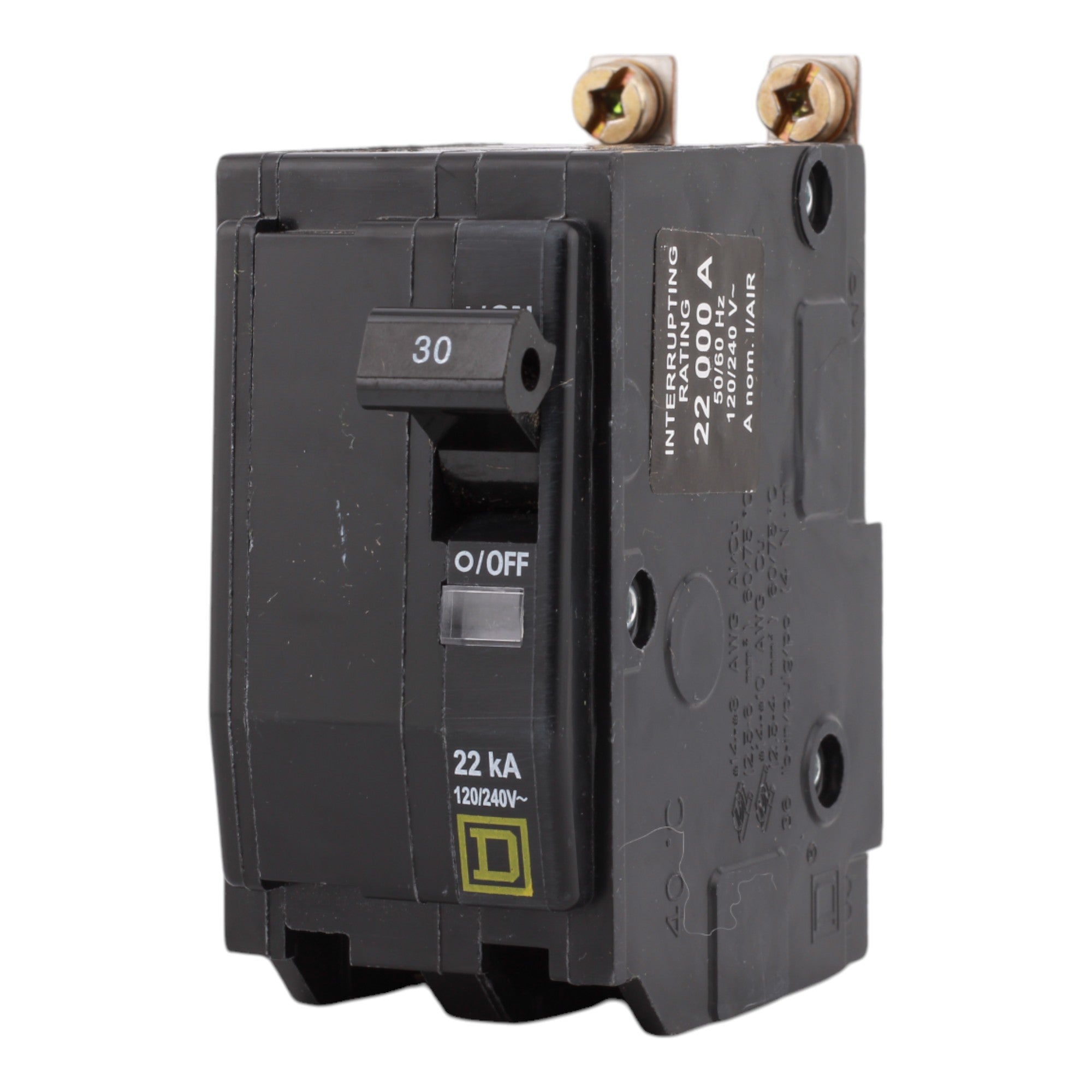 Square D QOB230VH, 30A, 120/240V, 2-Pole, Bolt-On Circuit Breaker, Standard Trip, for Square D Load Centers - Image 3