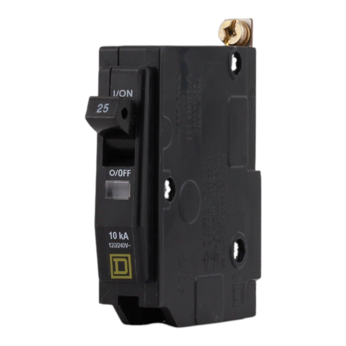 Square D QO QOB125 25A 1P 120/240V Standard Bolt-On Circuit Breaker - Image 3