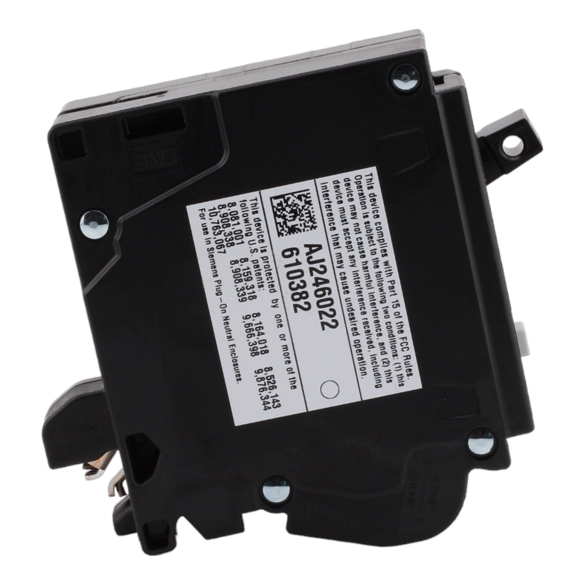 Siemens QF120AN, 20 Amp, 120 Volt, Single Pole, GFCI Circuit Breaker, Plug-In Neutral Connection, For Siemens Type EQ, EQL, SEQ Load Centers - Image 4