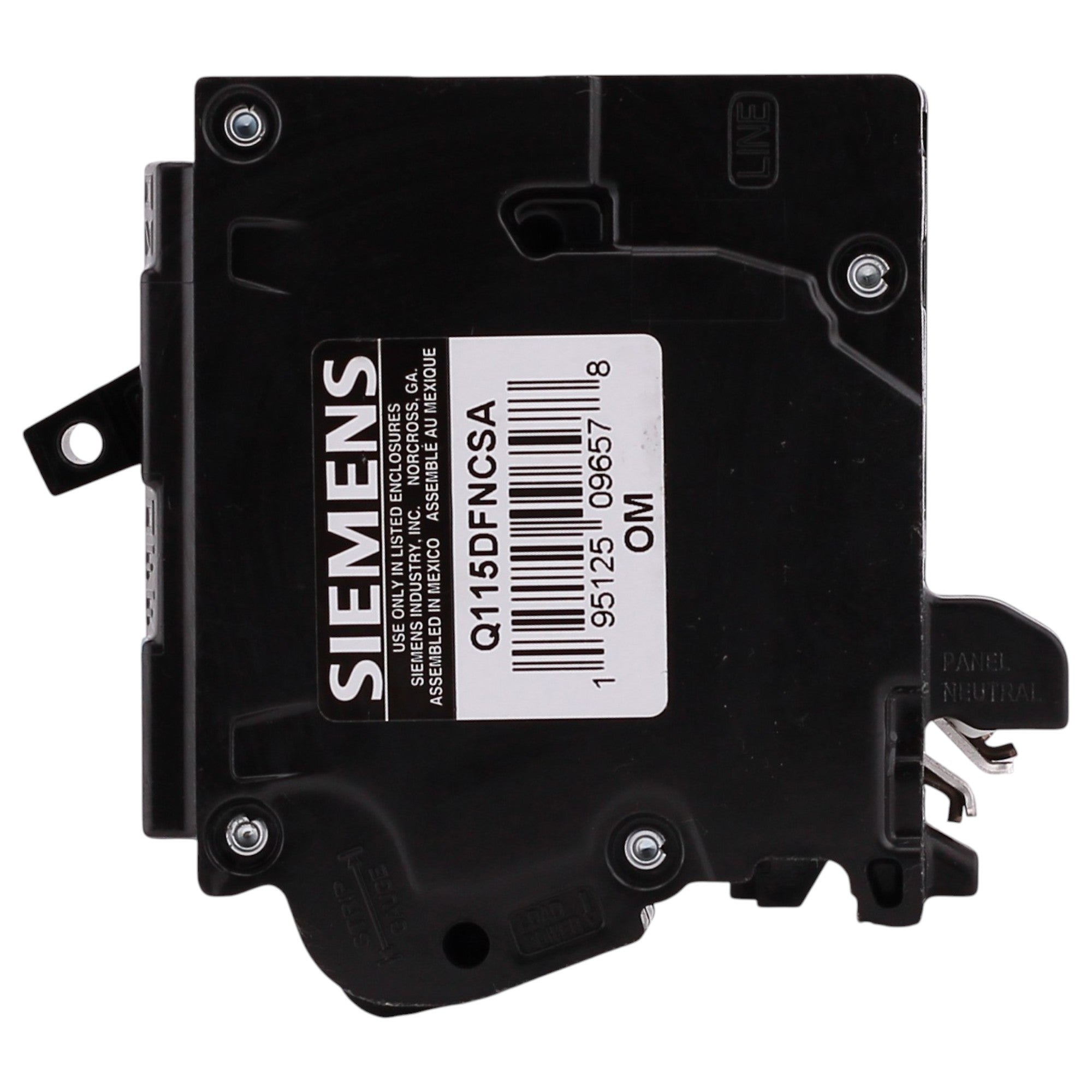 Siemens QFGA2N, Q115DFNCSA, 15A, 1P, 120V, Dual Function AFCI/GFCI, Plug-On Neutral, Circuit Breaker - Image 4