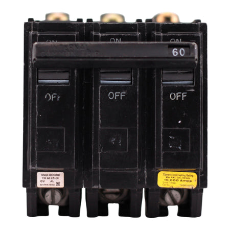 GE Q-Line, THQB32060, 60A, 3P, 240V, Bolt-On, Circuit Breaker - Image 3