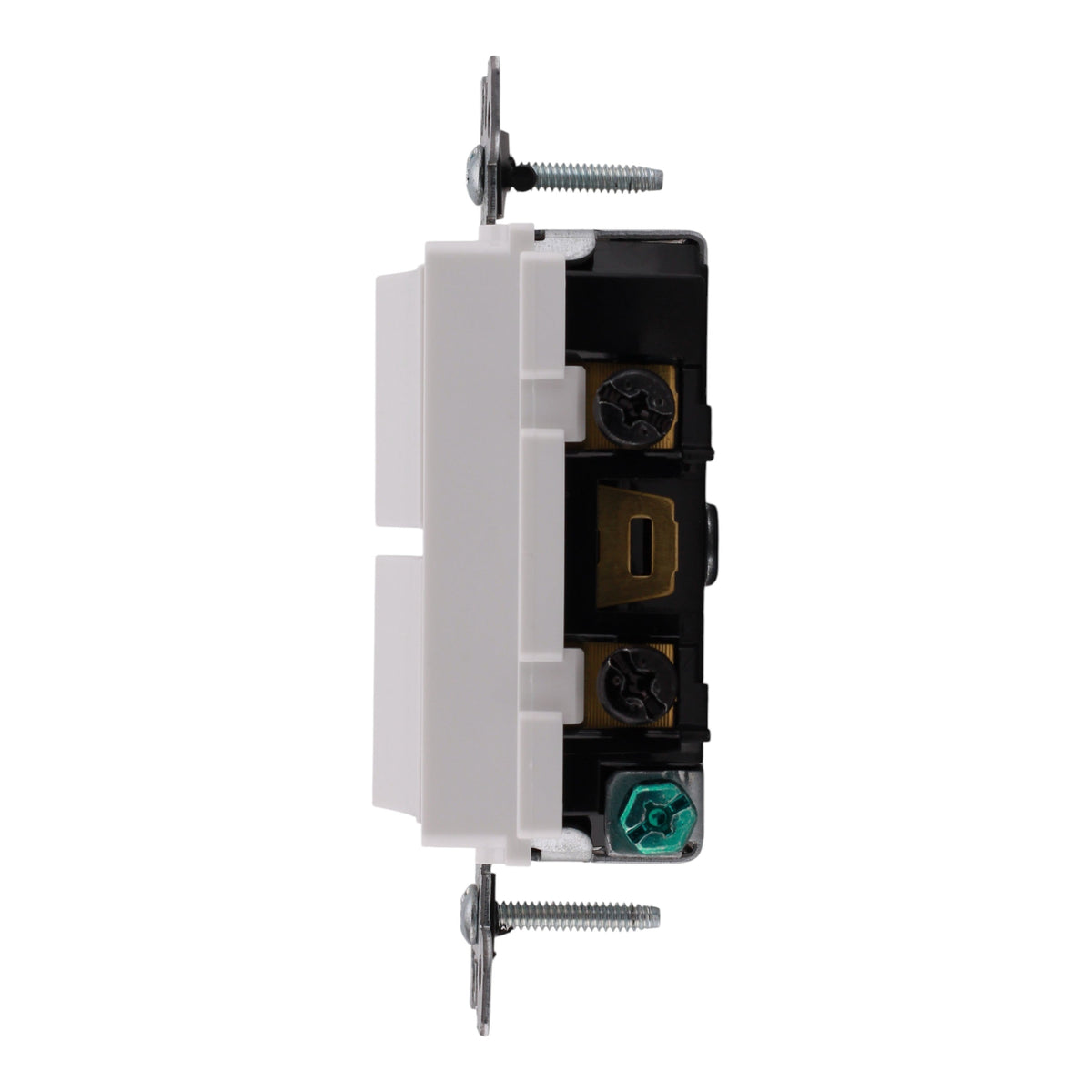 Leviton Decora 5634-W 15A Single-Pole / Single-Pole Combination Switch White - Image 8