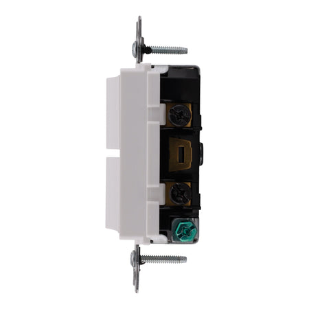 Leviton Decora 5634-W 15A Single-Pole / Single-Pole Combination Switch White - Image 8