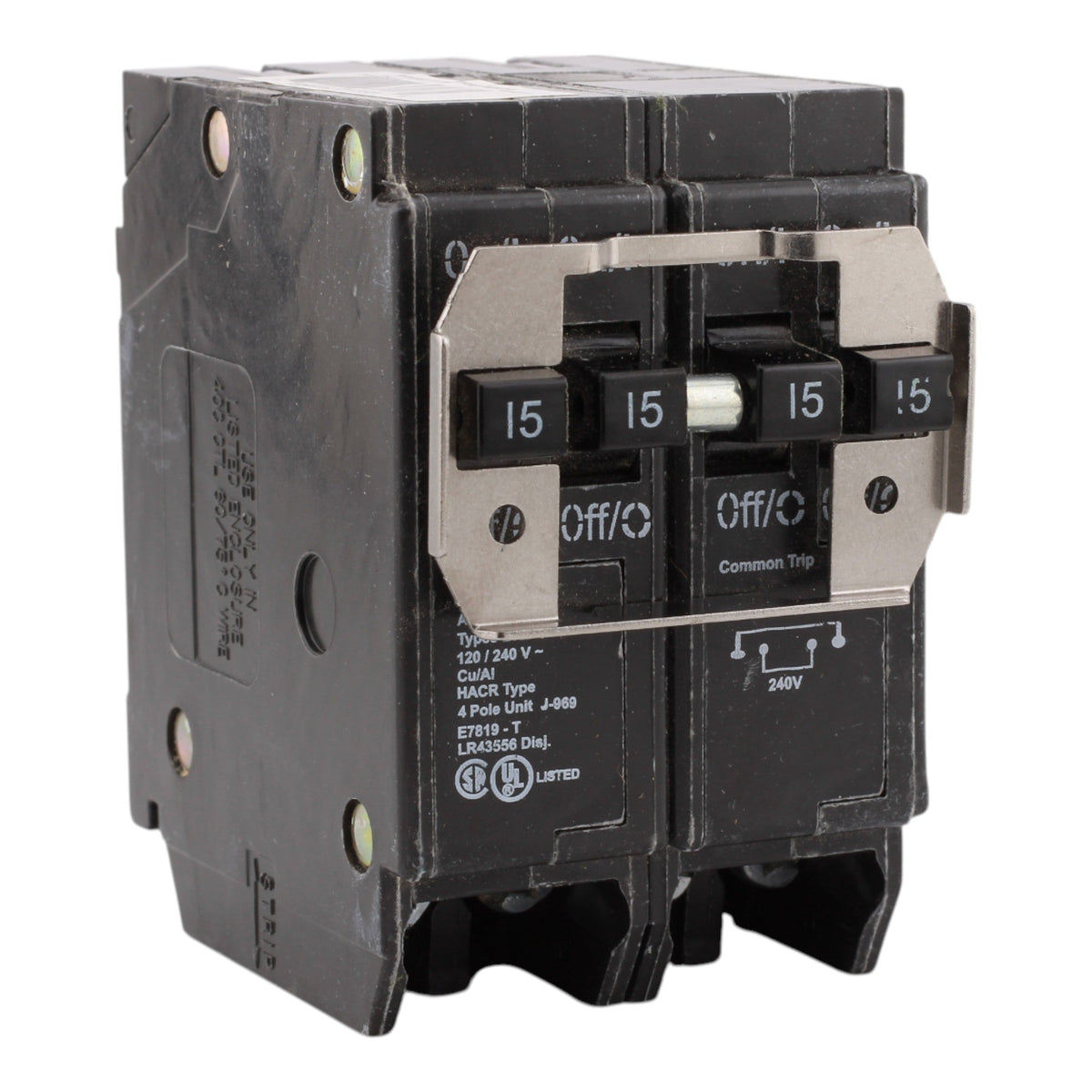 Eaton BQC215215 Quad BR 15A 4P 120/240V Circuit Breaker
