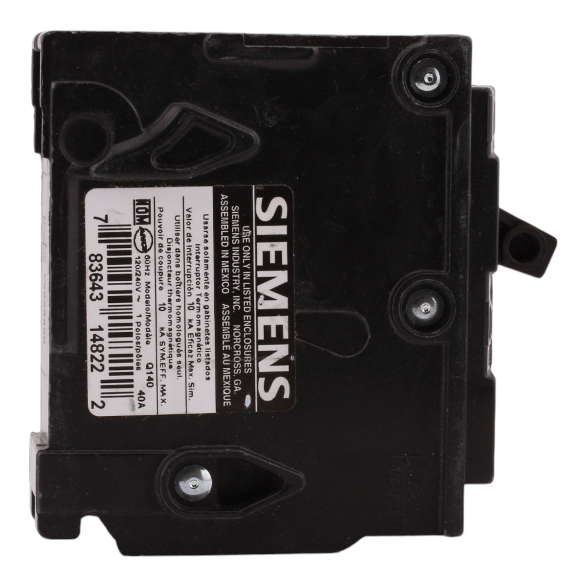 Siemens QP Q140 40A 1P 120V Circuit Breaker - Image 3