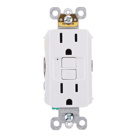 Legrand 1597TRW 15A 125V Tamper-Resistant Duplex GFCI Receptacle White - Image 2