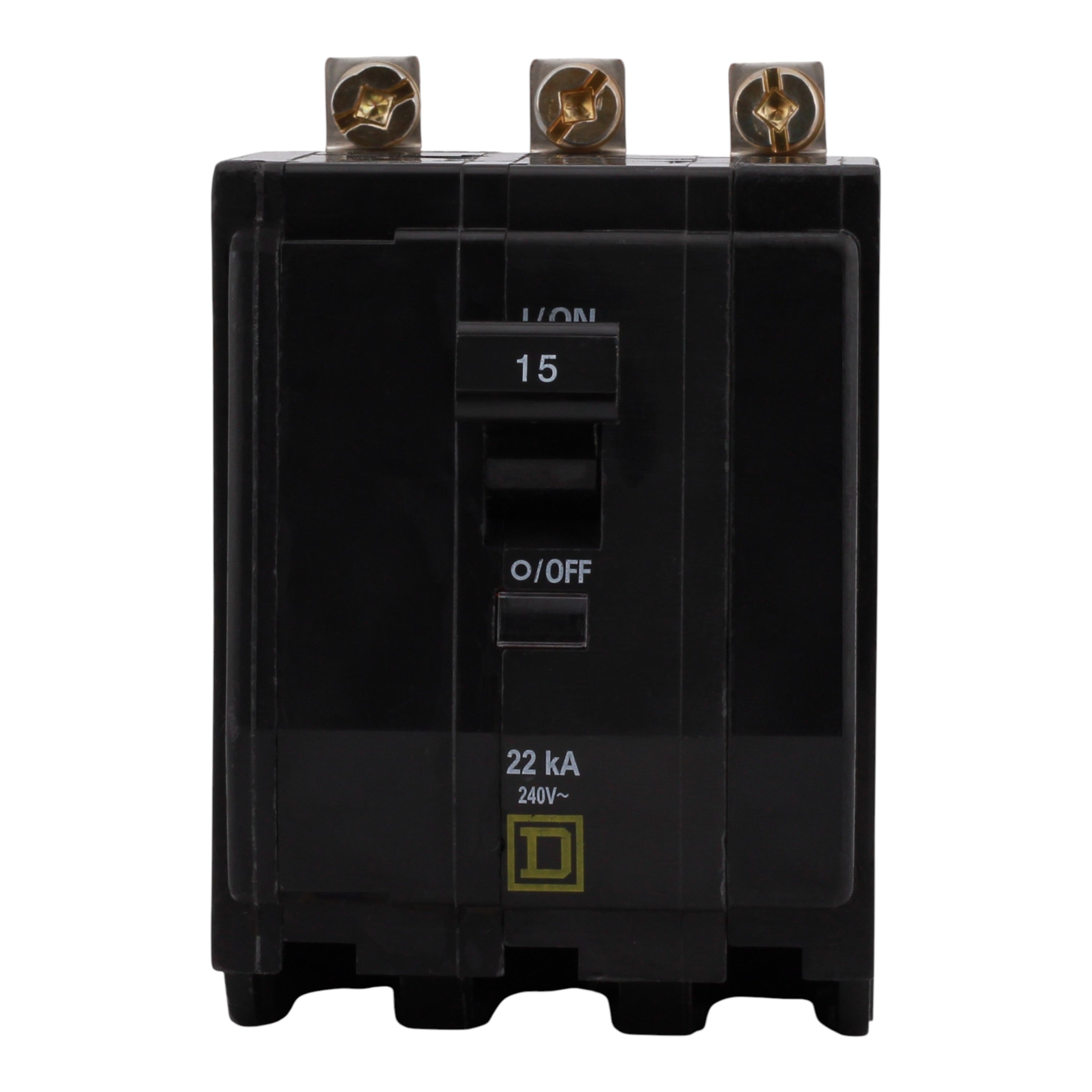 Square D QO QOB315VH 15A 3P 120/240V 22kA Bolt-On Circuit Breaker - Image 3