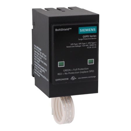 Siemens QSPD2A035B 120/240V 35kA 2-Pole Surge Protective Device