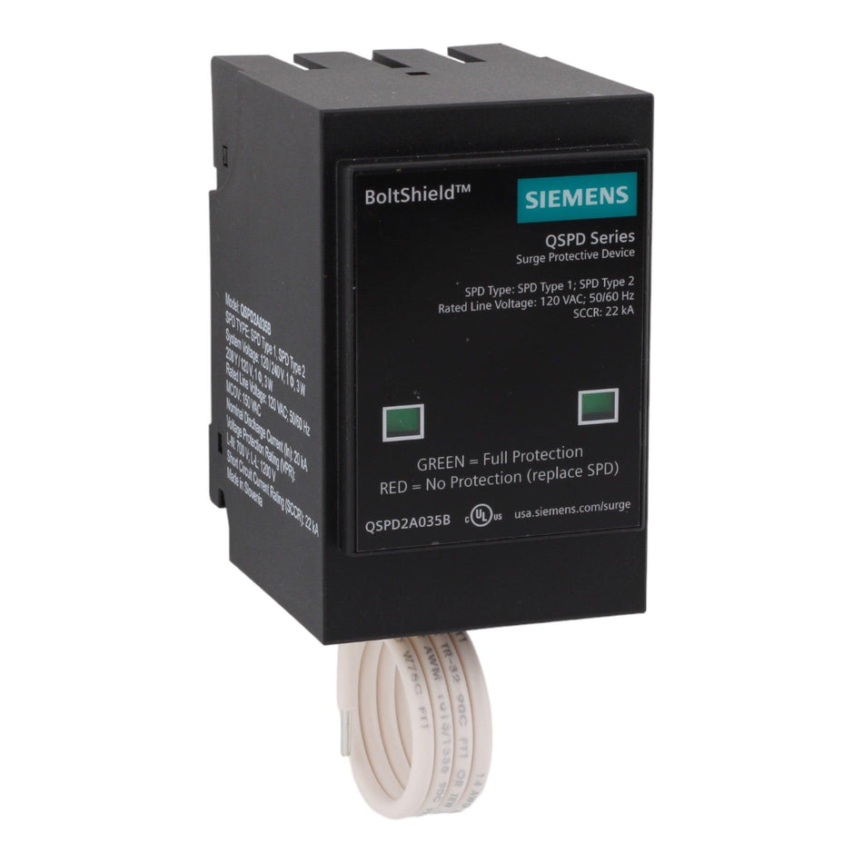 Siemens QSPD2A035B 120/240V 35kA 2-Pole Surge Protective Device