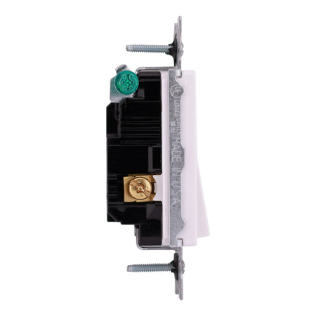 NEW - 10-PACK Leviton Decora, 5603-2W, 15A, 120/277V, 3-Way, AC Quiet Rocker Switch, Grounding, White - Image 8