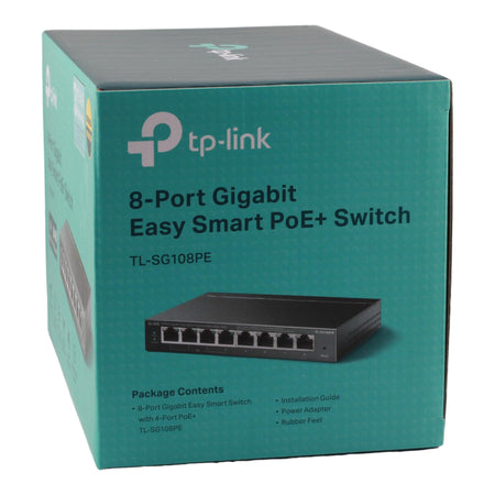 TP-Link TL-SG108PE 8-Port Gigabit Easy Smart Switch with 4-Port PoE - Image 4