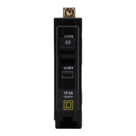 Square D QO QOB125 25A 1P 120/240V Standard Bolt-On Circuit Breaker - Image 4
