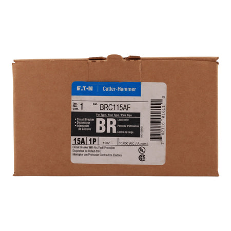 Eaton BR BRC115AF 15A 1P 120V AFCI Pigtail Neutral Circuit Breaker - Image 4