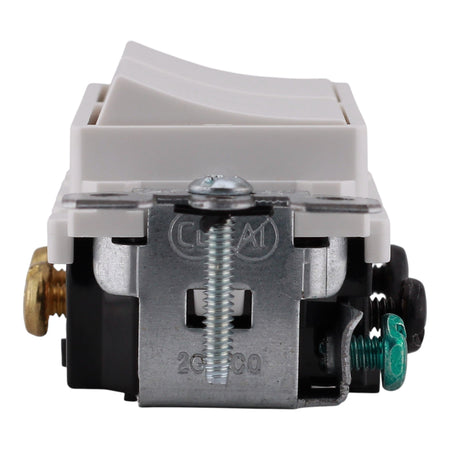 Leviton Decora 5634-W 15A Single-Pole / Single-Pole Combination Switch White - Image 9