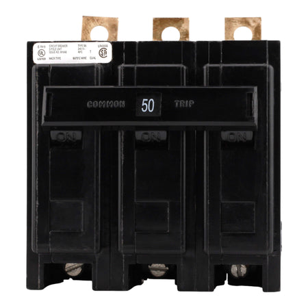 Eaton Quicklag BAB3050H 50A 3P 240V Thermal-Magnetic Bolt-On Circuit Breaker - Image 3