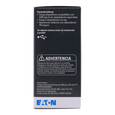 Eaton TR7766W-BOX, 20A, 125V, USB+Duplex Receptacle, TR, White - Image 6