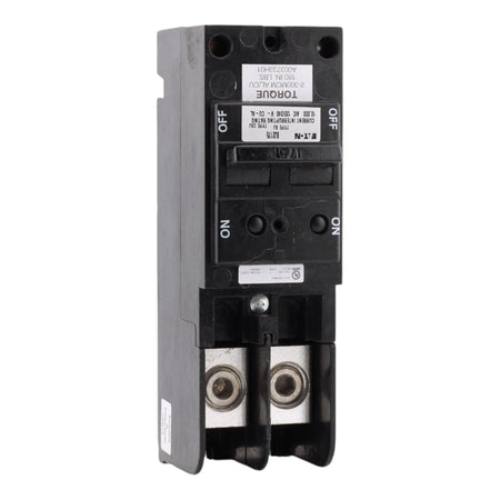 Eaton BJ2175 175A 2-Pole Main Circuit BreakerEaton BJ2175, 175A, 120/240V, 2-Pole, 10kAIC, Plug-On Main Circuit Breaker, Common Trip, for 150A+ Load Centers
