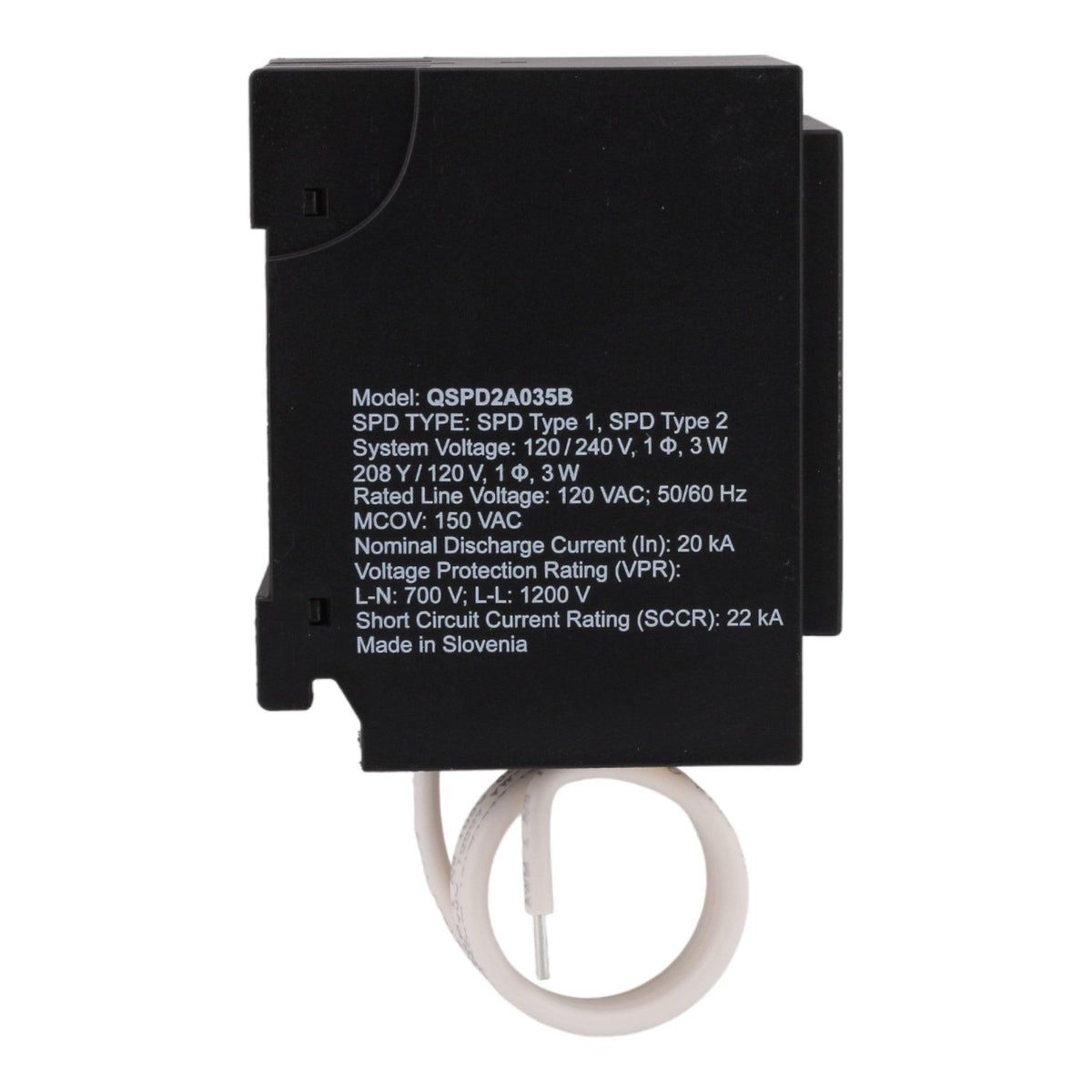 Siemens QSPD2A035B 120/240V 35kA 2-Pole Surge Protective Device - Image 4