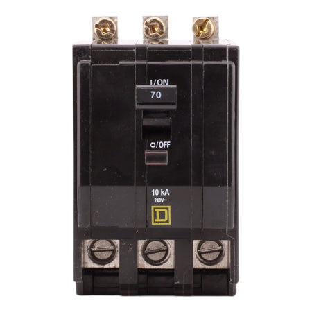 Square D QO QOB370 70A 3P 120/240V Standard Bolt-On Circuit Breaker