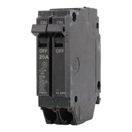 GE THQP220 20A 2P 120/240V Q-Line Thin Plug-In Circuit Breaker - Image 6