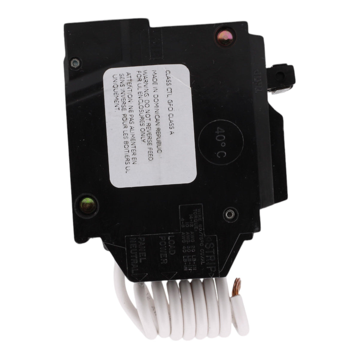 GE THQL2130GFT 30 Amps 120/240 Volts Two-Pole GFCI Circuit Breaker Pigtail Connection for Load Centers - Image 4