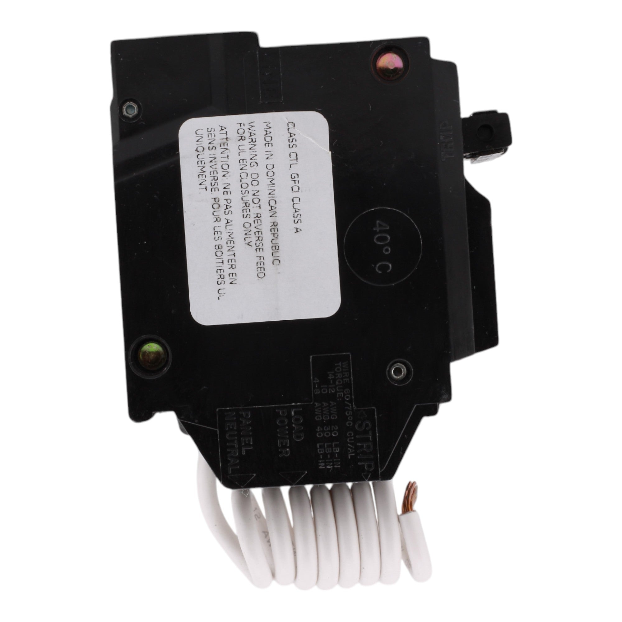 GE THQL2130GFT 30 Amps 120/240 Volts Two-Pole GFCI Circuit Breaker Pigtail Connection for Load Centers - Image 4